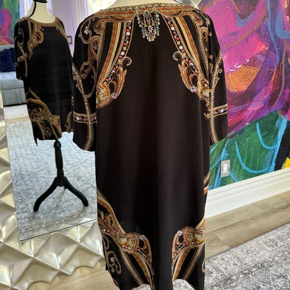 Camilla: Scoop Neck Tee Dress, Belle of the Baroque - Picture 3 of 4